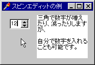 スピンエディットの例